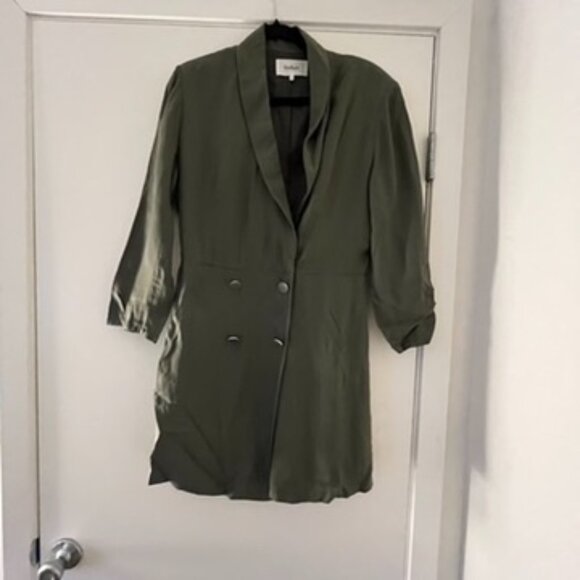 ba&sh Arya green Tuxedo Blazer Dress size 3 (US: Large) FR: 40 - Picture 6 of 9